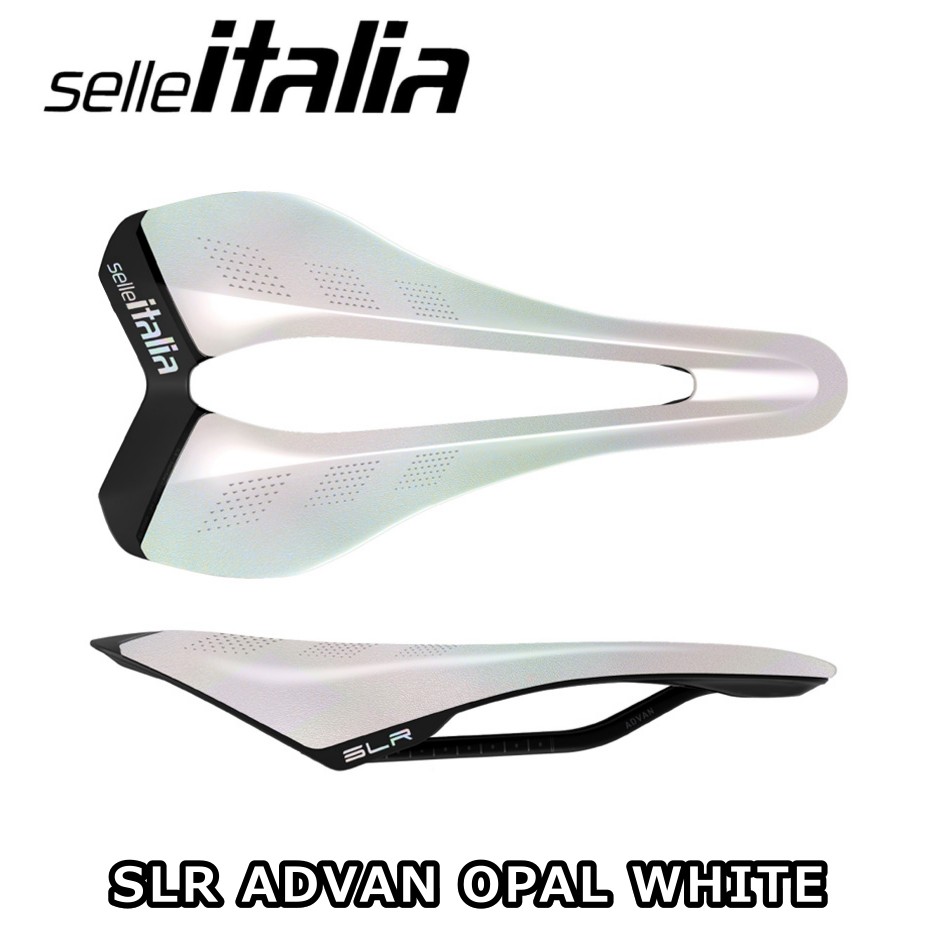 selle ITALIA セライタリア SLR ADVAN OPAL WHITE 限定オパールホワイトカラー ロードバイク サドル｜コジーバイシクル店