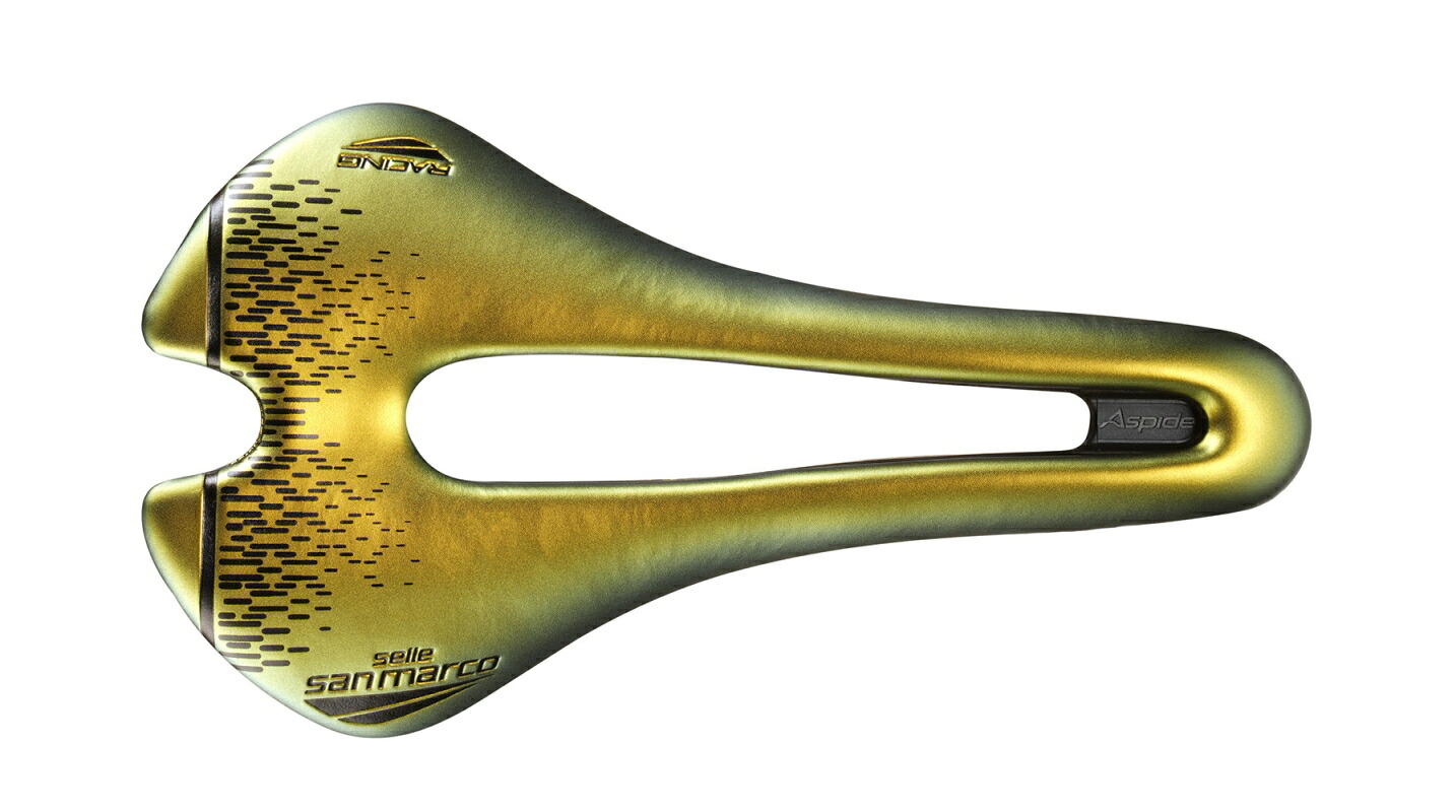 【4/10は「5倍！」エントリーでポイントUP】SELLE SAN MARCO セラサンマルコ Aspide Short Racing Iridescent Gold WIDE アスピデショート レーシング イリディセントゴールド ワイド 911LW403