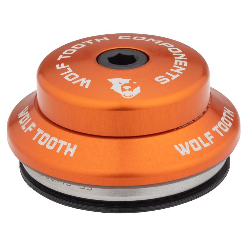 【4/5は「5倍！」エントリーでポイントUP】WOLF TOOTH（ウルフトゥース）Premium IS42/28.6 Upper Headset 7mm Stack ヘッドセット オレンジ