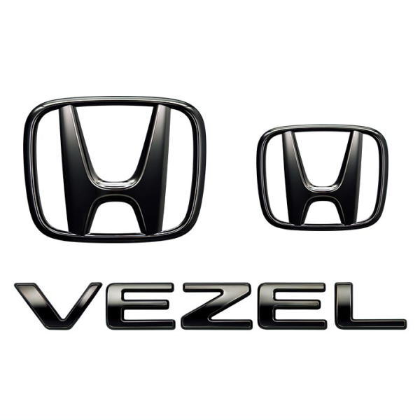 HONDA ホンダ純正 08F20-3M0-000A(08F203M0000A) VEZEL エンブレム Hマーク2個＋車名エンブレム/ブラック｜クリーズオンライン
