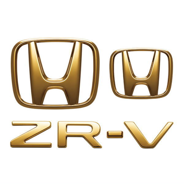 HONDA ホンダ純正 08F20-3V0-000(08F203V0000) ZR-V エンブレム Hマーク2個＋車名エンブレム/ゴールド