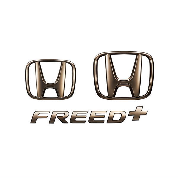 HONDA ホンダ純正 08F20-TDK-000(08F20TDK000) FREED/FREED+ ダークエンブレム Hマーク2個+車名エンブレム/ダーククローム|クリーズオンライン