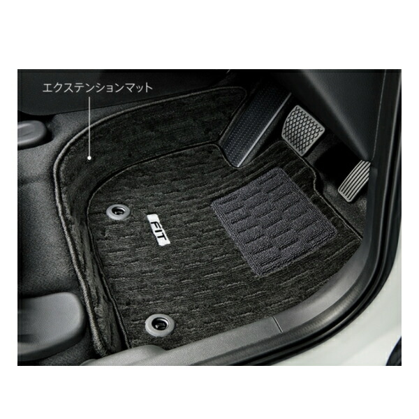 HONDA ホンダ純正 08P15-TZA-010(08P15TZA010) FIT フィット フロアカーペットマット ブラック 消臭・抗菌加工/ヒールパッド付/フロント・リアセット 2020年02月～