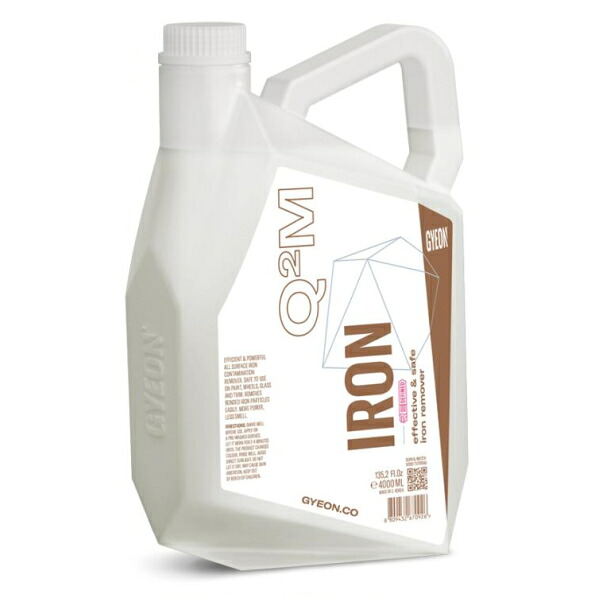GYEON ジーオン Q2M-IRR400 Iron REDEFINED 鉄粉クリーナー (鉄粉除去剤)4000ml アイアン リディファインド ブレーキダスト除去 ブレーキダストクリーナー|クリーズオンライン