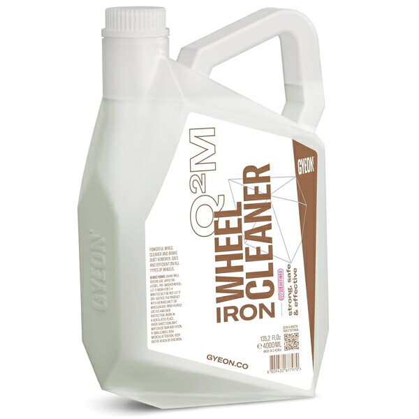 GYEON ジーオン Q2M-IWCR400 Iron WheelCleaner REDEFINED ホイールクリーナー 鉄粉クリーナー (鉄粉除去剤)4000ml アイアン ホイール リディファインド ブレーキダスト除去 ブレーキダストクリーナー|クリーズオンライン
