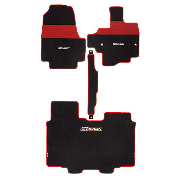 無限 MUGEN 08P15-XNH-K2S0-RD スポーツマット N-BOX/N-BOXカスタム ベンチシート用 SPORTS MAT ブラック×レッド