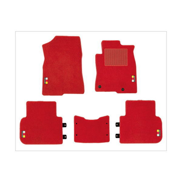 無限 MUGEN 08P15-XNR-K0S0-RR スポーツマット レッド SPORTS MAT CIVIC/LX専用 6BA-FL1