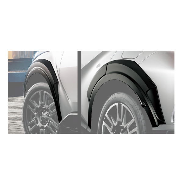 TRD MS315-10004 オーバーフェンダー シボ Field Monster C-HR 1#系/5#系 19.10~ 除くS“GR SPORT”,S-T“GR SPORT”【区分大】|クリーズオンライン