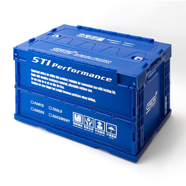 STI STSG22100230 折りたたみコンテナM WR BLUE ver.