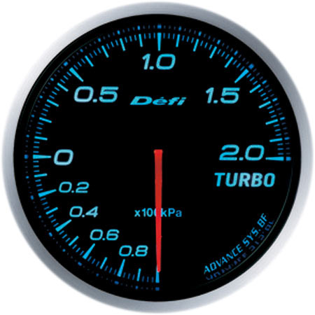 Defi デフィ DF09903 アドバンスBF ターボ計Φ60 照明色ブルー Max200kPaモデル（表示範囲：-100kPa～+200kPa）