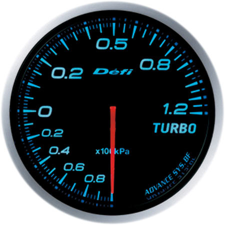 Defi デフィ DF10003 アドバンスBF ターボ計Φ60 照明色ブルー Max120kPaモデル（表示範囲：-100kPa～+120kPa）
