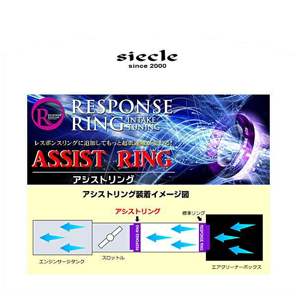 siecle シエクル RR01TP アシストリング レスポンスリングアシスト｜クリーズオンライン