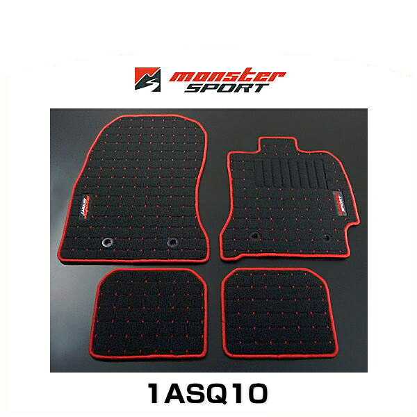 Monster SPORT モンスタースポーツ 1ASQ10 フロアマット トヨタ86/スバルBRZ用