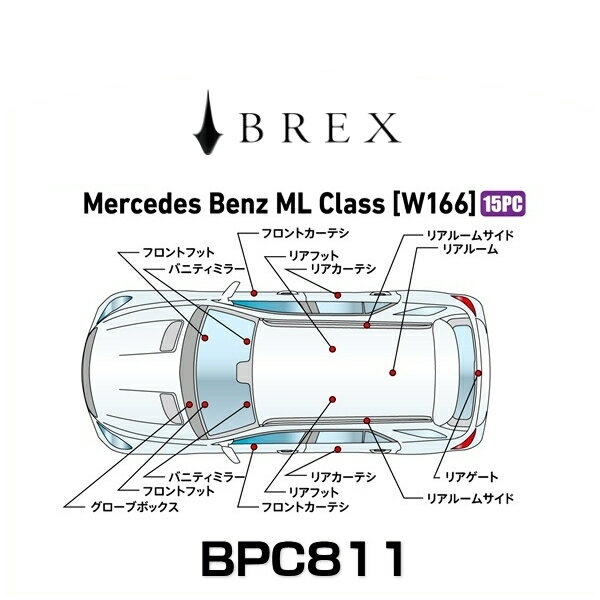 ブラウン×ピンク BREX ブレックス ledバルブ メルセデス ベンツ ML
