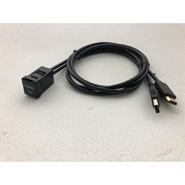 ALPINE アルパイン KCU-Y630DA トヨタ車小型アクセサリーソケット向けディスプレイオーディオ専用ビルトインUSB/HDMI接続ユニット