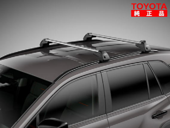 TOYOTA トヨタ純正 PW301-42007 RAV4 60系 クロスバー（アルミルーフレール用） ANXZB ANXPB ANXGB ANXVB 純正オプション品 アクセサリーパーツ ドレスアップ