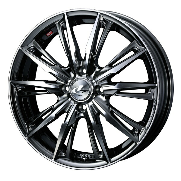 weds ウェッズ レオニス GX 39328 14インチ 14×4.5J インセット:45 穴数:4 PCD:100 ハブ径:65 カラー:BMCMC【ホイール4本価格】|クリーズオンライン