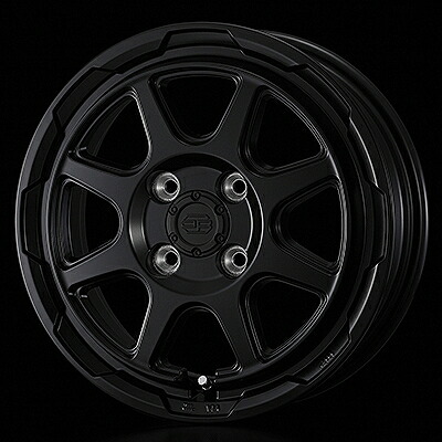 weds ウェッズ スタッドベルク 41471 12インチ 12&times;3.50B インセット：44 穴数：4 PCD：100 ハブ径：73 カラー：セミマットブラック【ホイール4本価格】｜クリーズオンライン