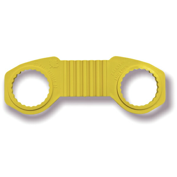 Zafety Lug Lock ゼイフティラグロック イエロー 33mm 100個入り 連結式 ホイールナットの緩み防止 タイヤ脱落・ナット外れの防止 トラックや大型車の車輪脱落事故防止 ZYW33105