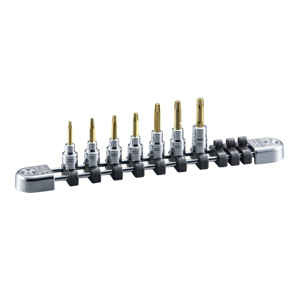nepros ネプロス NTQ4T07 6.3sq.T型トルクスビットソケットセット[7コ組]