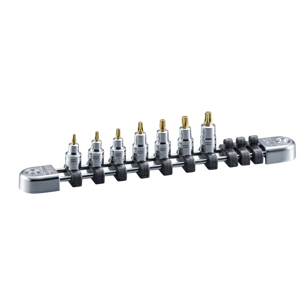 nepros ネプロス NTQ4T07SS 6.3sq.スタッビT型トルクスビットソケットセット[7コ組]