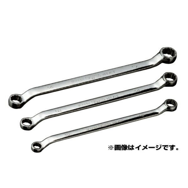 nepros ネプロス NM5-2730 45°×6°めがね鍵 大いさ27×30粍 1本 レンチ・スパナ-手動工具
