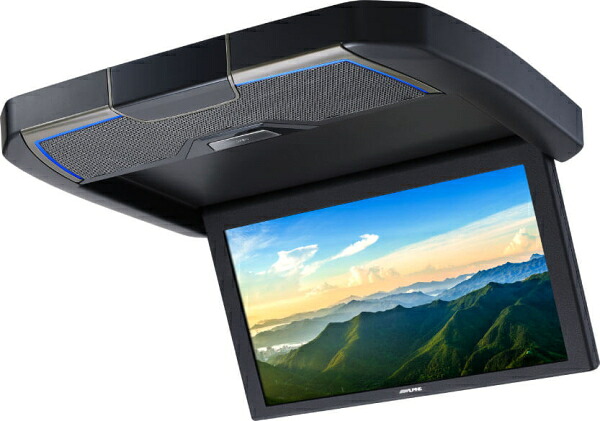ALPINE アルパイン RXH12Z-LBS-B 12.8型WXGA/スピーカー搭載 クリアサウンドリアビジョン 天吊りモニター｜クリーズオンライン