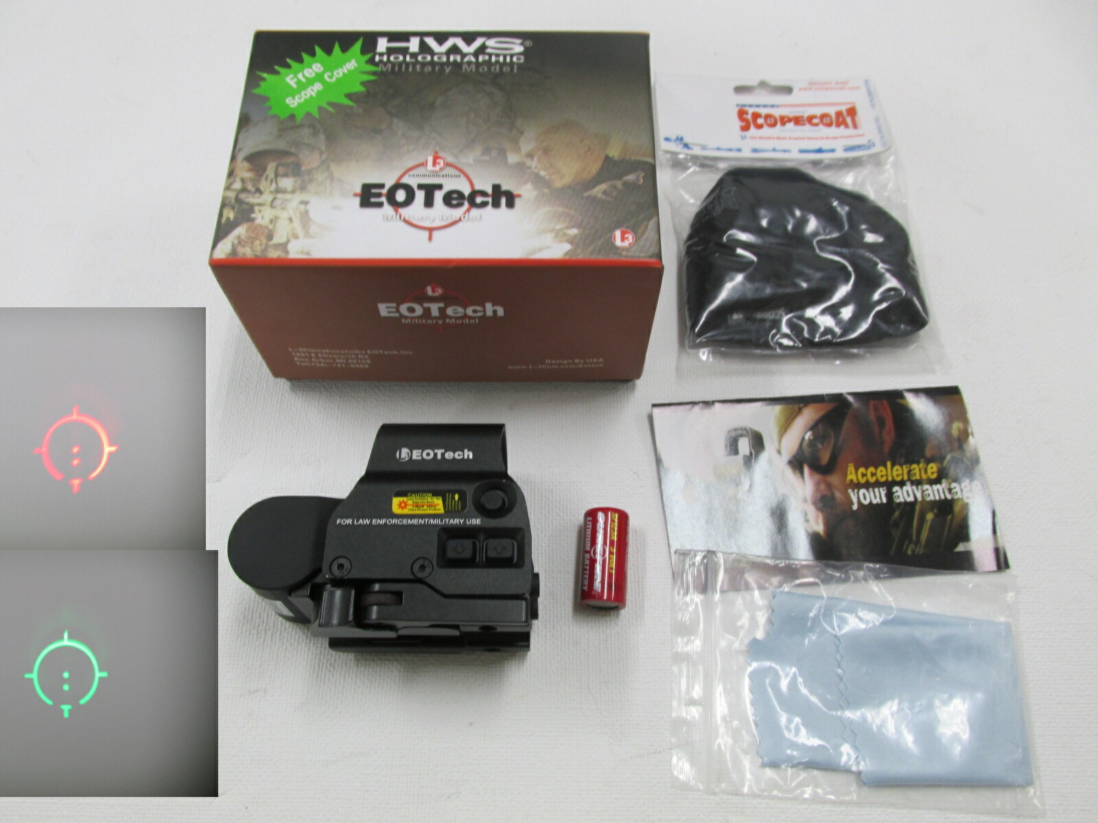 セール！EoTech　558タイプ　QDマウント新品ＢＫ