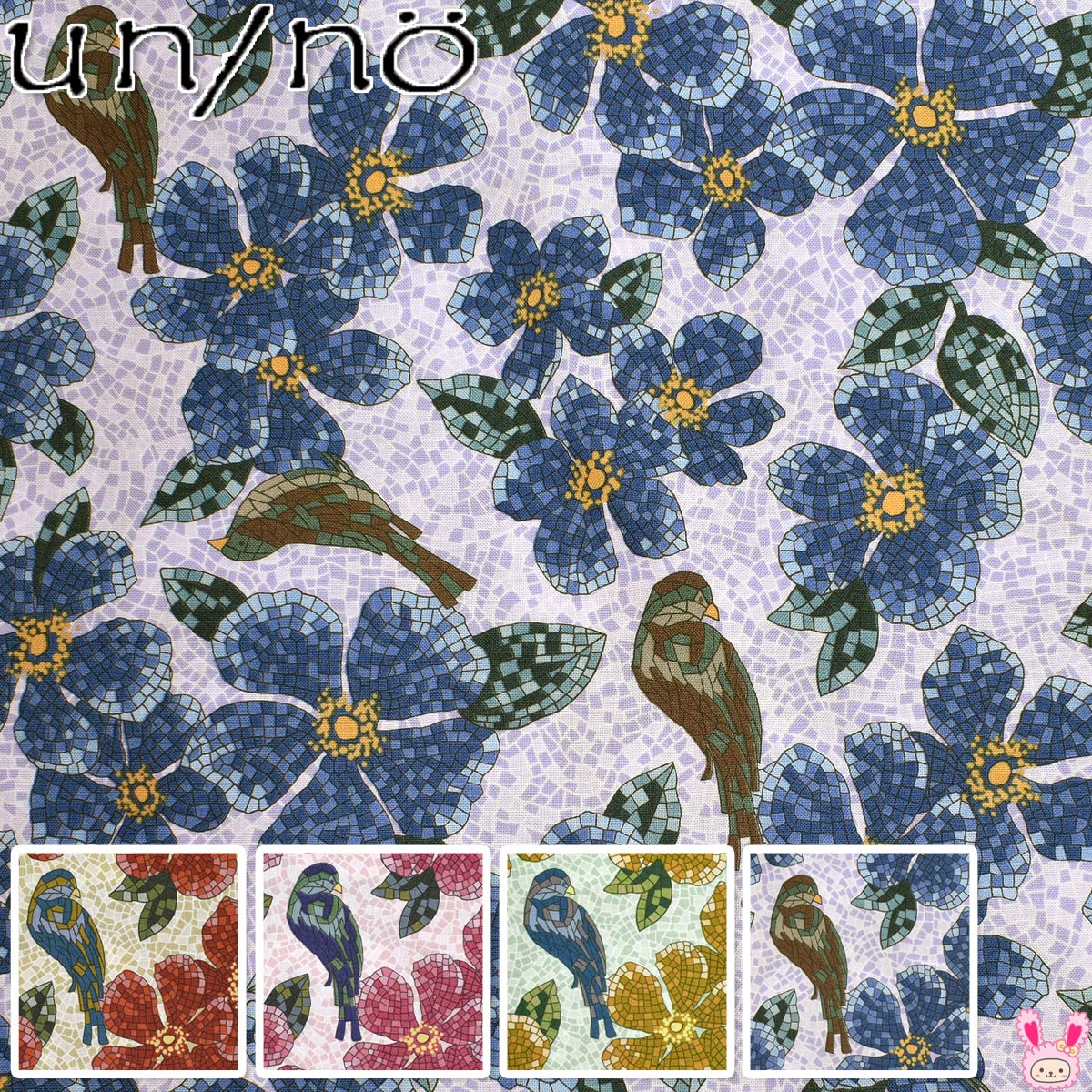 テレボート 花と鳥の柄 包装 テレボート 花と鳥の柄 包装 青い鳥/ピンクの花のダブルサイド包装