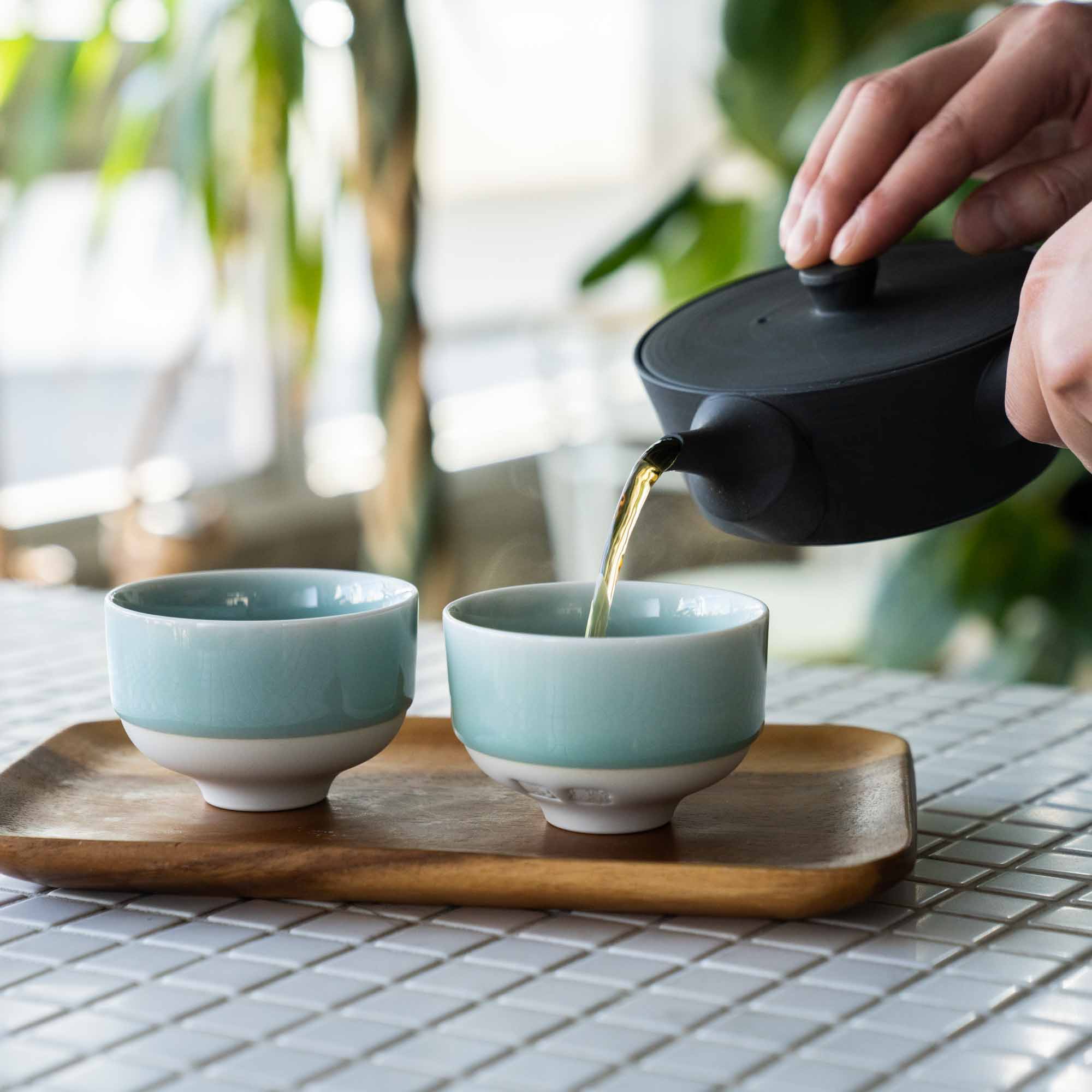 楽天市場】鍋島虎仙窯 鍋島青磁 煎茶椀 KOSEN 伊万里焼