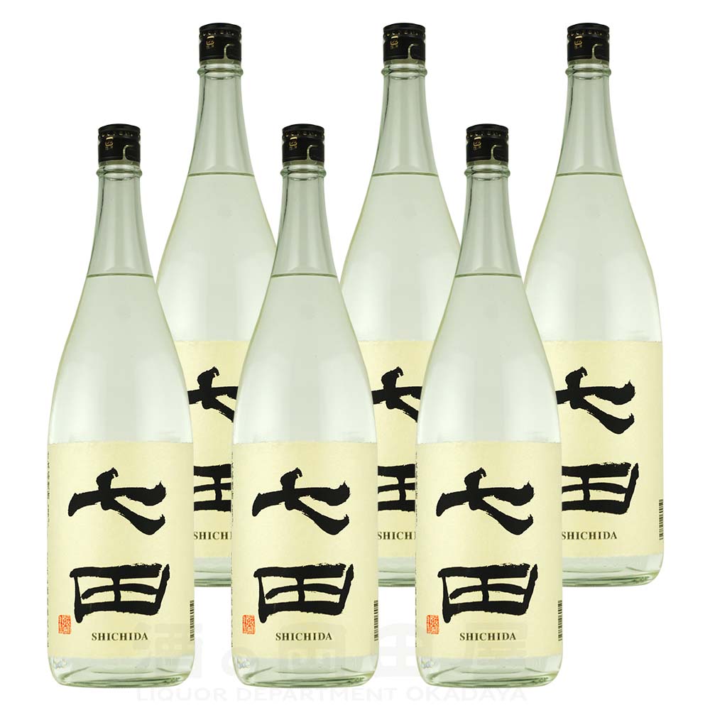 往復送料無料 七田 吟醸酒粕焼酎 1800ml 6本 米焼酎 天山酒造ギフト fucoa.cl