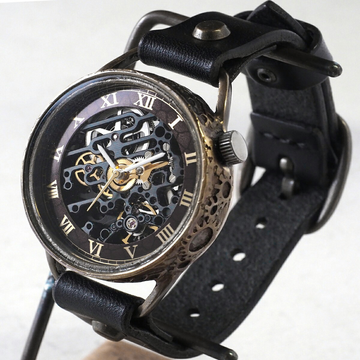 楽天市場】KINO(キノ) 手作り腕時計 自動巻き 裏スケルトン メカニック