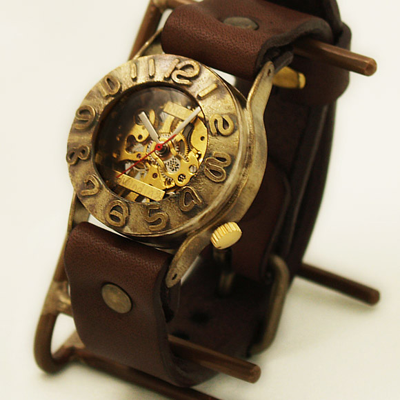 楽天市場】渡辺工房 手作り腕時計“FROG”ジャンボブラス ブラック