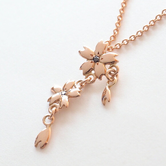 Snk Japanese Pattern Accessories Writer Miura Sand Woven Cherry Necklace 10 Pink Cherry Blossom Two Types Black Diamond S Ts 10pb Snk Japanese Pattern Accessories Writer Miura Sand Woven Cherry Necklace 10 Pink Cherry Blossom Two Types Black Diamond S Ts 10pb