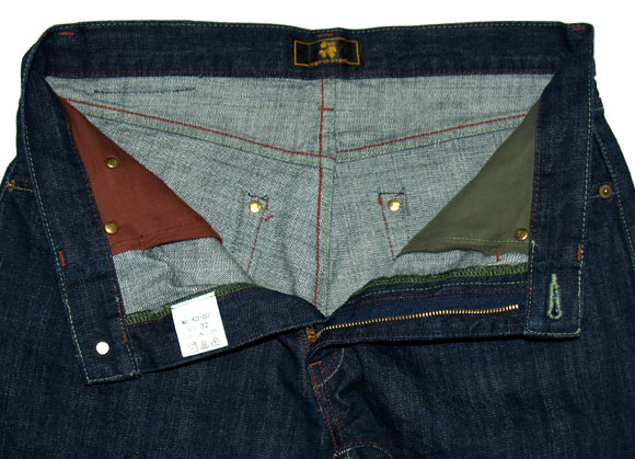 名入れ無料 限定100本モデル 禅 Zen 京友禅手描きジーンズ 復活 竹虎 眼帯 限定バージョン Kd001 01 2 伝統工芸技術を生かした京都の和柄デニムブランド メンズ 和風 デニムパンツ ジーパン 京でん 日本製 国産 ズボン パンツ