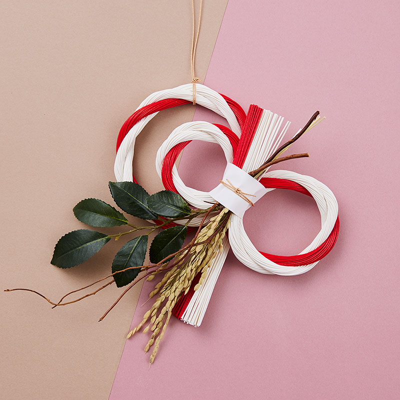 楽天市場】[ 装飾品シリーズ ] カンタン刺すだけ！松竹梅水引飾り【 餅