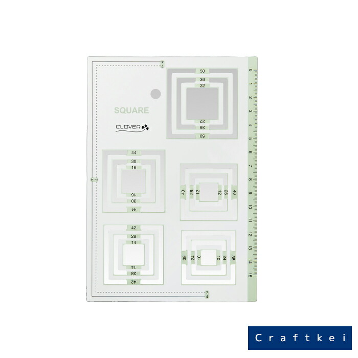 楽天市場】クロバー ピーステンプレート(六角形) 57-995 Clover