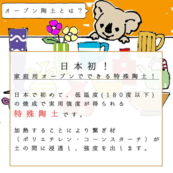 楽天市場 陶土 1個 ろくろ オーブン陶土 陶器 陶土 陶芸 ろくろ 瀬戸産 クラフトケイ