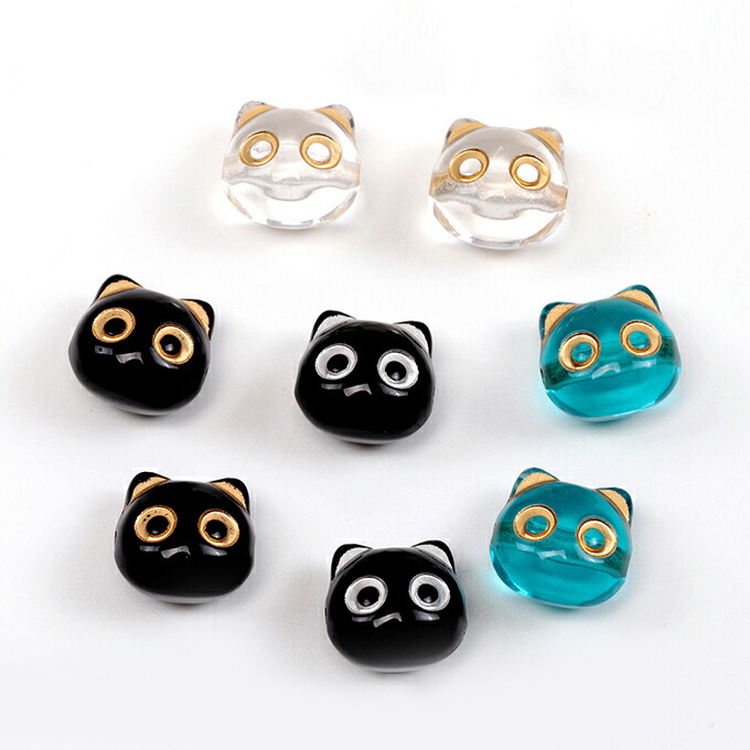 楽天市場】P5倍☆MAX20%オフクーポン☆天然石 ネコ ビーズ（1個）縦穴