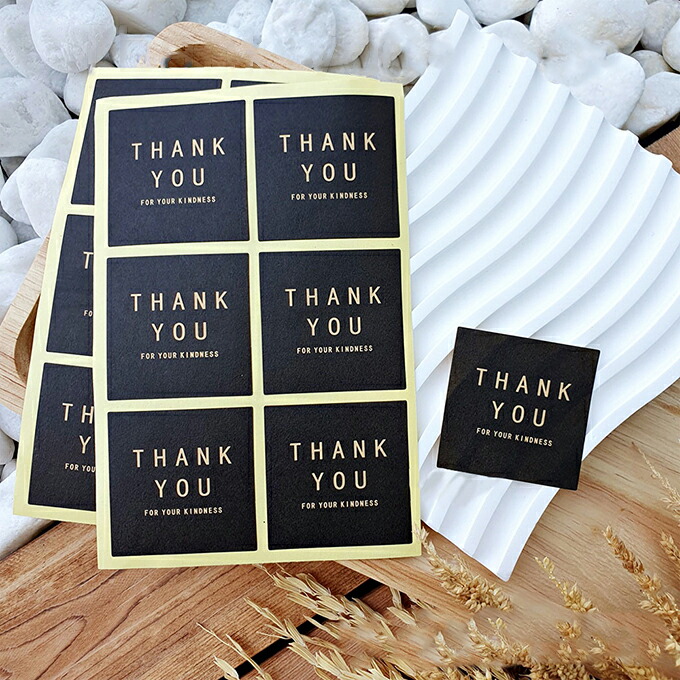 楽天市場】【30枚入】 ありがとうシール THANKYOU サンキュー