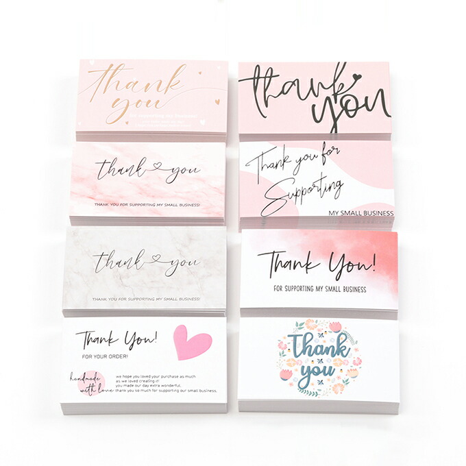 楽天市場】サンクスカード 【5種類×各4枚＜20枚＞】 かわいい おしゃれ