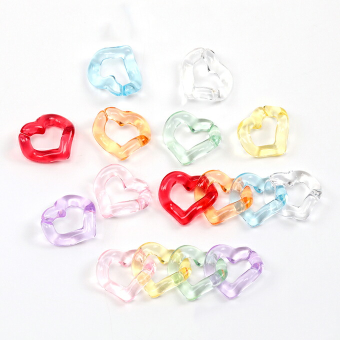 楽天市場】アクリルチェーンパーツ オーロラカラーチェーンパーツ