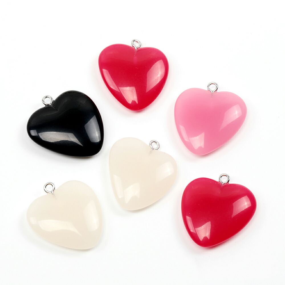 18kハート型チャーム 2個セット オープンハート型チャーム 2個セット 18K