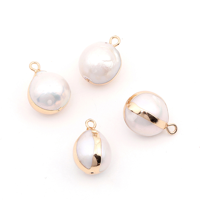 楽天市場】即日発送！高品質淡水パールチャーム No.34