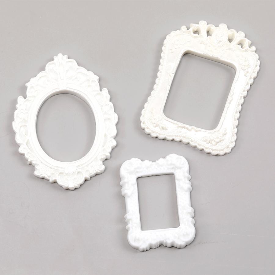 楽天市場】ミニチュア家具 額縁 大 74*62mm 1個 フォトフレーム ドール