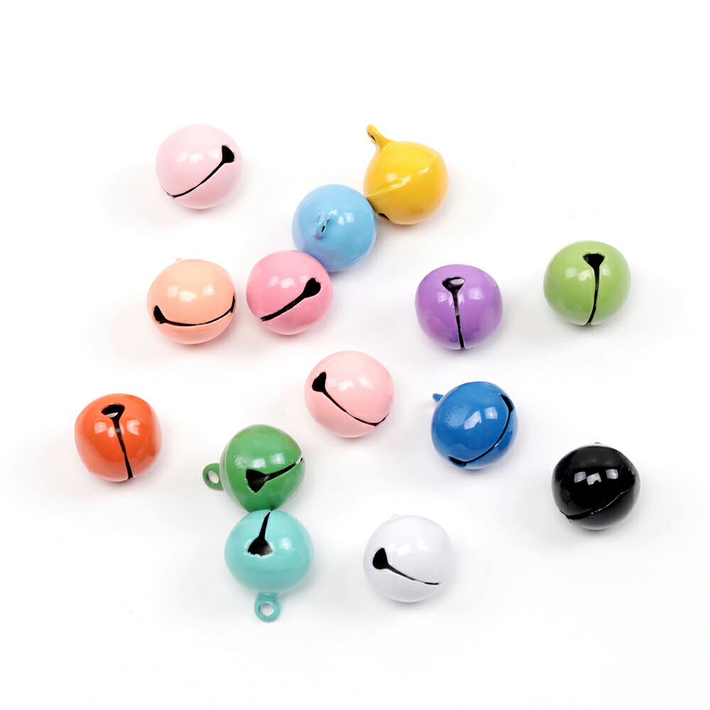 楽天市場】手芸用鈴 すず スズ ベル カラフル鈴 メタリック鈴 カラー