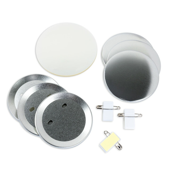 76mm クリップ付きピン 缶バッジパーツセット 250個