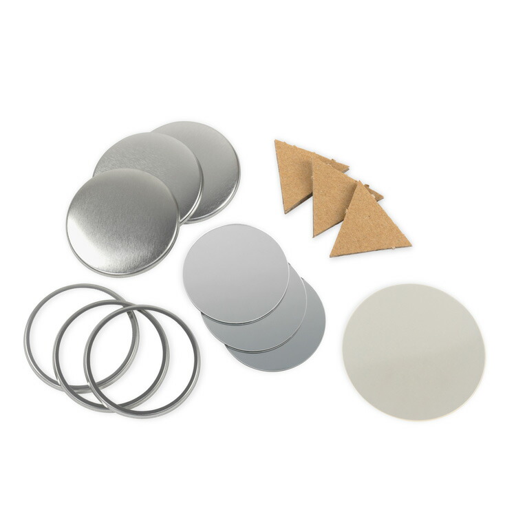 楽天市場】57mm マグネット 缶バッジパーツセット 50個
