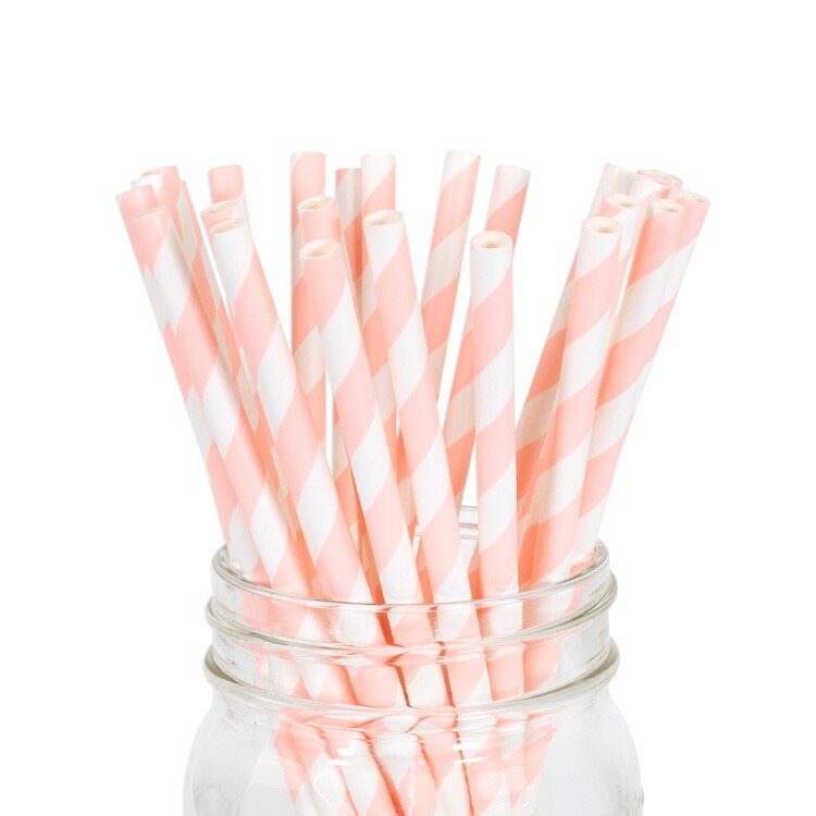 楽天市場】ペーパーストロー 紙ストロー [レッド ストライプ] 25本入 / Paper Straws Red Stripe 25pcs :  クラフトモンキー