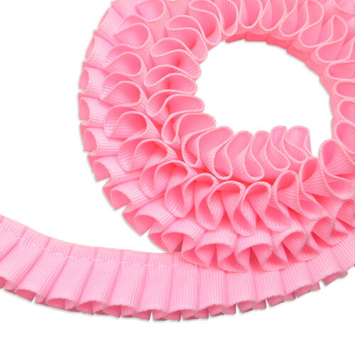 楽天市場 グログラン プリーツ リボン 2cm幅 ローズピンク 3m Grosgrain Pleated Ribbon Width 3 4 Rose Pink 3m クラフトモンキー